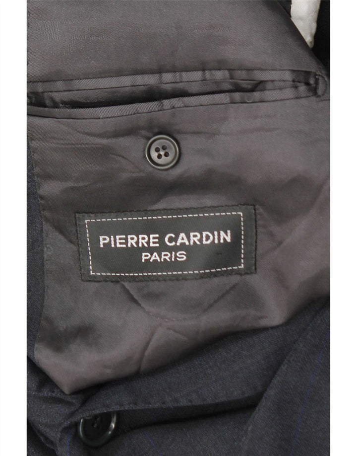 Pierre Cardin Mens 2 Button Blazer Jacket UK 36 Small Navy Blue Viscose