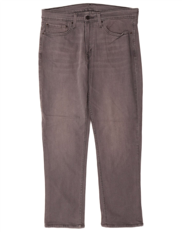 Levi's Mens Slim Jeans W34 L30 Grey Cotton