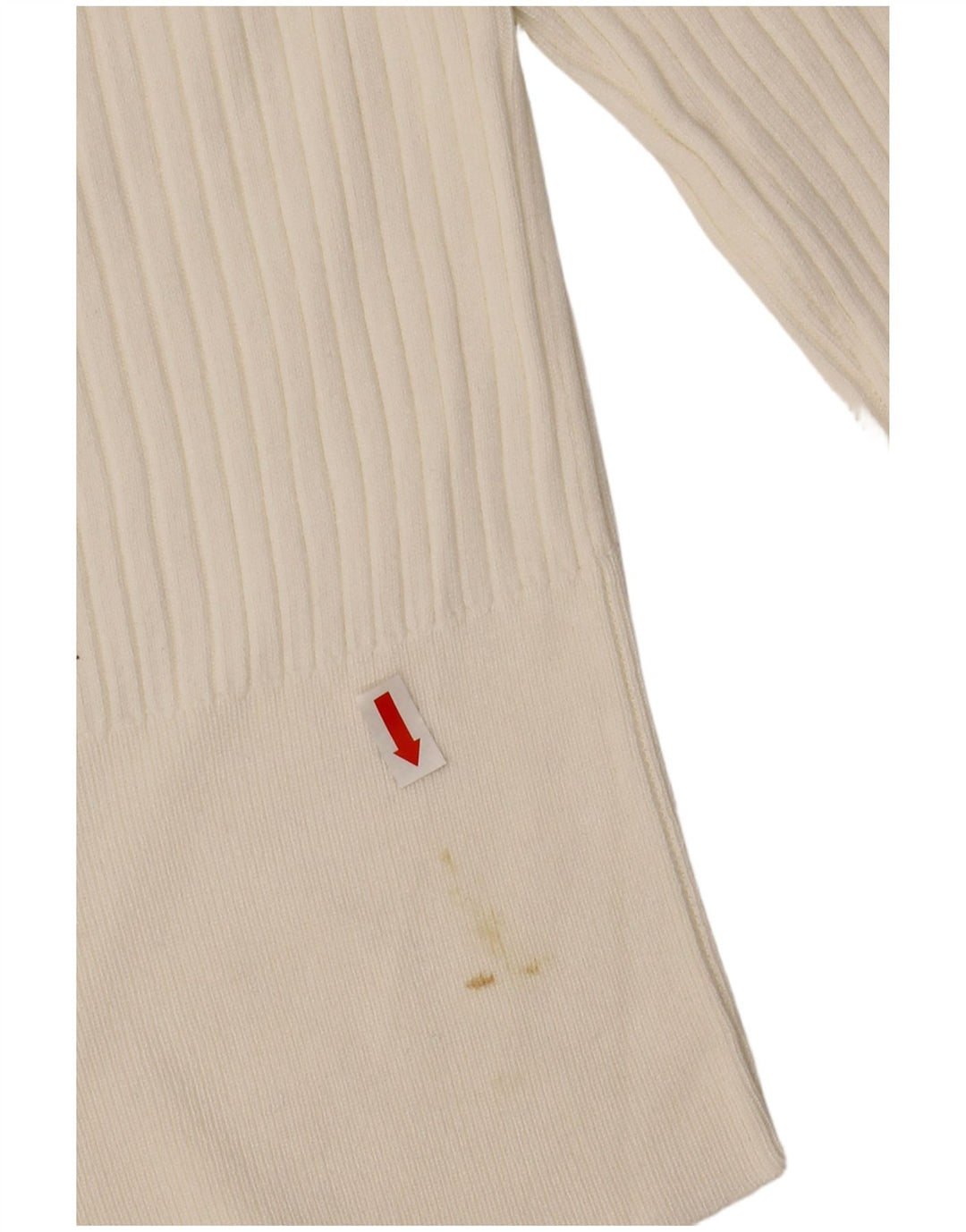 ZARA Womens Crop Roll Neck Jumper Sweater UK 10 Small White Viscose