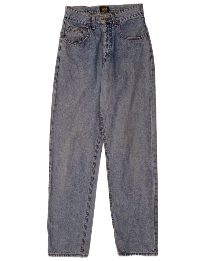 LEE Mens Riders Tapered Jeans W30 L34 Blue Cotton