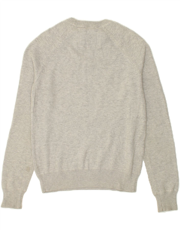 JACK WILLS Mens Crew Neck Jumper Sweater XS Grey Cotton Vintage Jack Wills and Second-Hand Jack Wills from Messina Hembry 