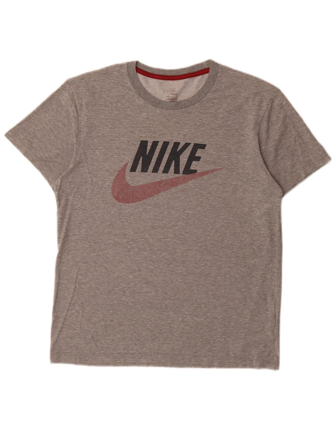 Nike Mens Graphic T-Shirt Top Small Grey Cotton