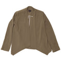 Marks & Spencer Womens Cardigan Top UK 10 Small Khaki Polyester