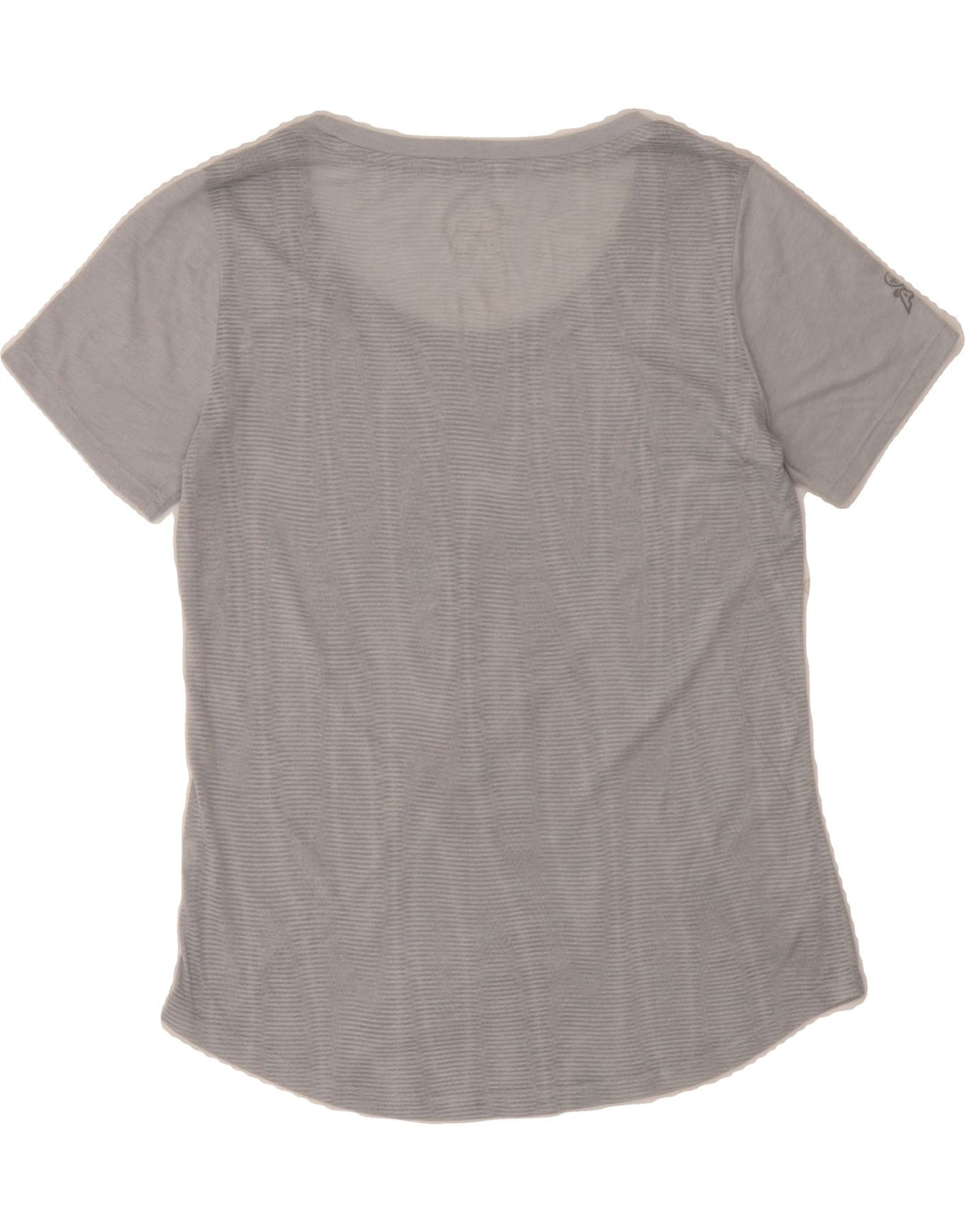 NIKE Womens Athletic Cut T-Shirt Top UK 12 Medium Grey Vintage Nike and Second-Hand Nike from Messina Hembry 