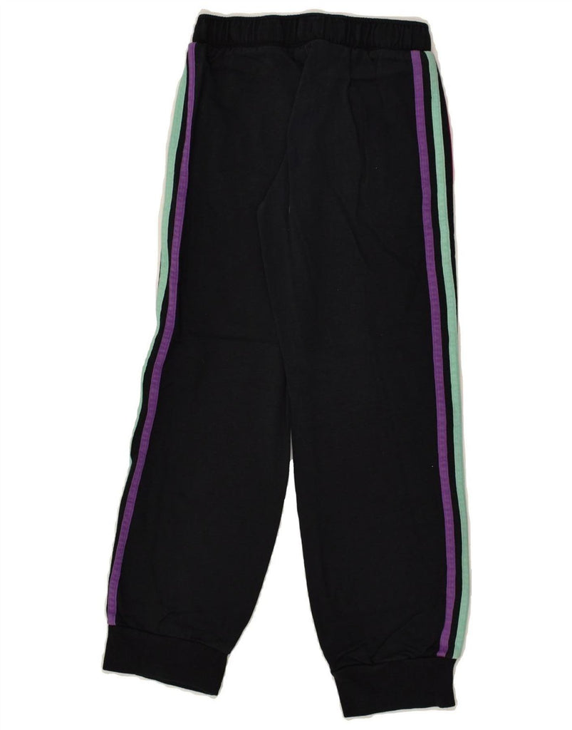 ADIDAS Girls Tracksuit Trousers Joggers 9-10 Years Black Cotton | Vintage Adidas | Thrift | Second-Hand Adidas | Used Clothing | Messina Hembry 