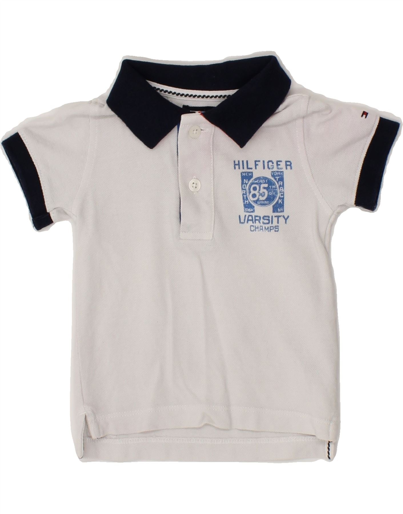 TOMMY HILFIGER Baby Boys Graphic Polo Shirt 9-12 Months White