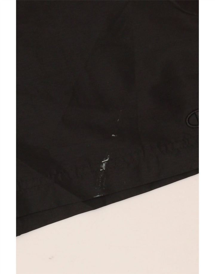 Champion Womens Sport Shorts UK 14 Large Black Polyester