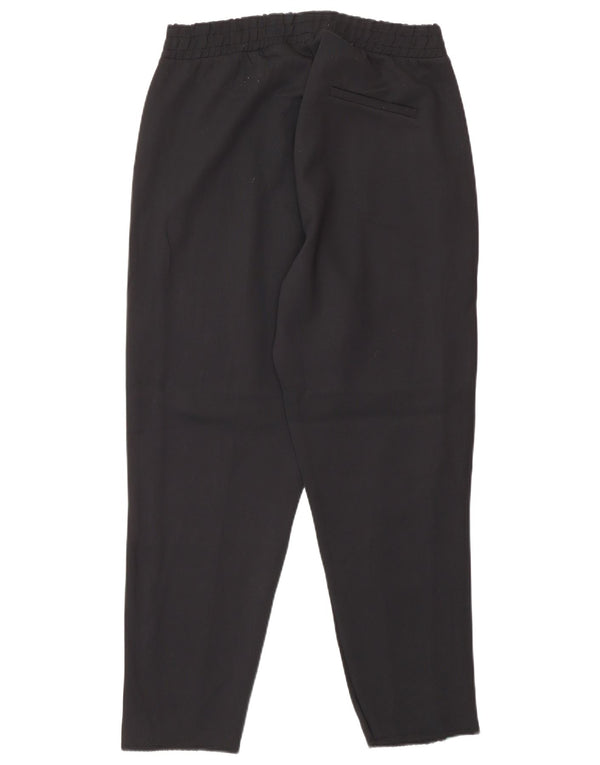 Zara Womens Tracksuit Trousers UK 12 Medium Black Colourblock Polyamide