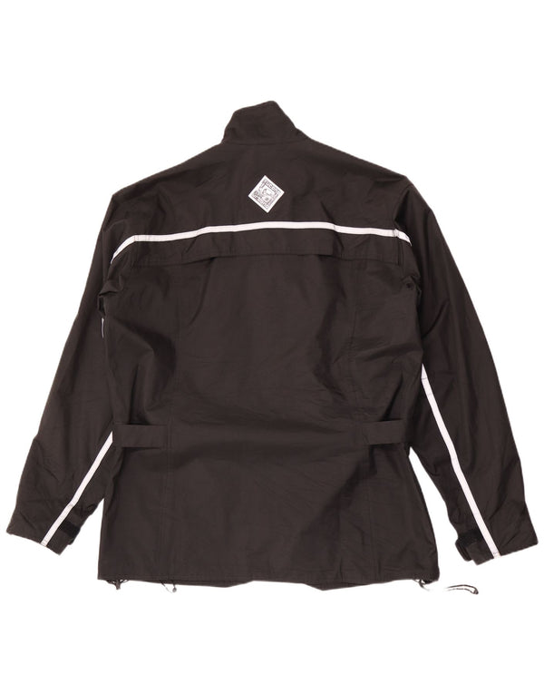 TUCANO URBANO Mens Utility Jacket UK 42 XL Black Striped Polyester