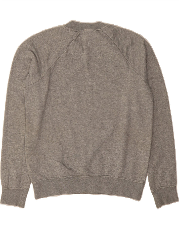 NIKE Womens Oversized Graphic Sweatshirt Jumper UK 6 XS Grey Cotton Vintage Nike and Second-Hand Nike from Messina Hembry 