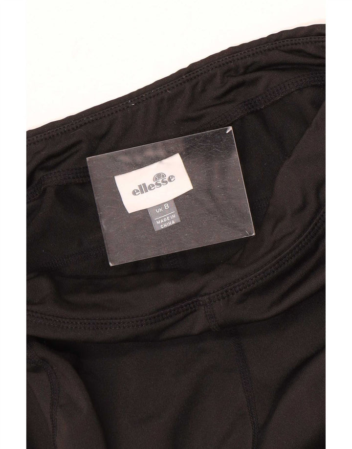 Ellesse Womens Capri Leggings UK 8 Small Black
