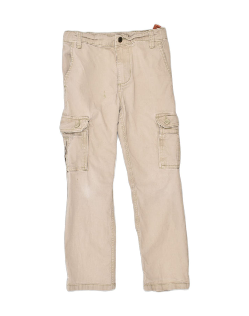 WRANGLER Boys Cargo Trousers 8-9 Years W24 L21 Beige Cotton | Vintage | Thrift | Second-Hand | Used Clothing | Messina Hembry 