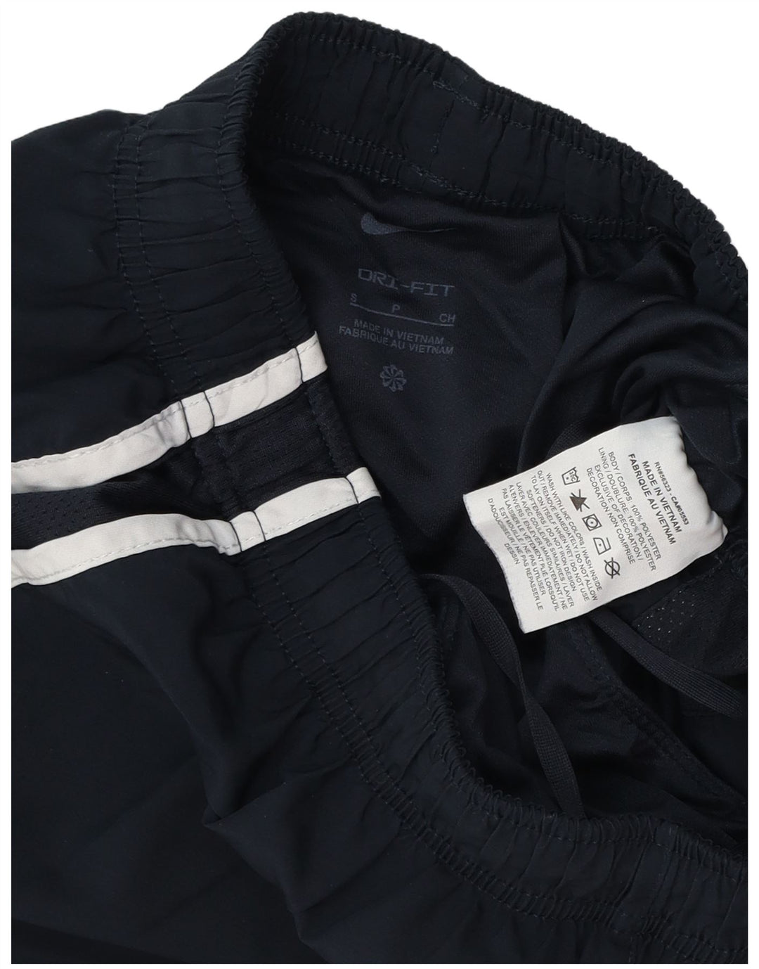 Nike Womens Dri Fit Sport Shorts UK 8 Small  Navy Blue Polyester