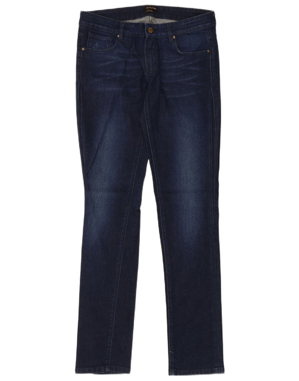 Massimo Dutti Womens Slim Jeans EU 38 Small W28 L32 Navy Blue