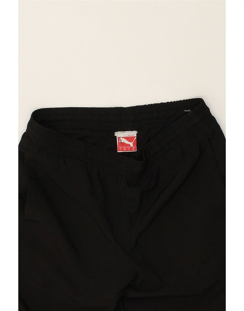 PUMA Boys Graphic Sport Shorts 7-8 Years  Black | Vintage Puma | Thrift | Second-Hand Puma | Used Clothing | Messina Hembry 