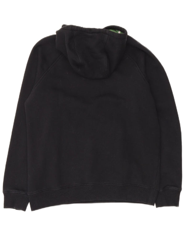 Canterbury Womens New Zealand Hoodie Jumper US 12 Large Black Cotton