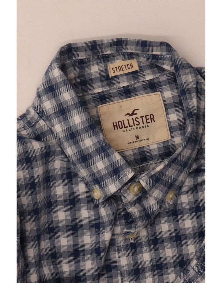 Hollister Mens Shirt Medium Blue Check