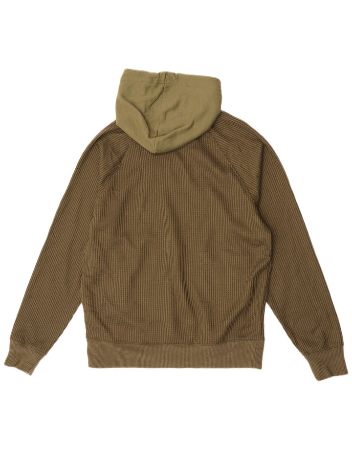 Champion Mens Hoodie Jumper Medium Green Polyester
