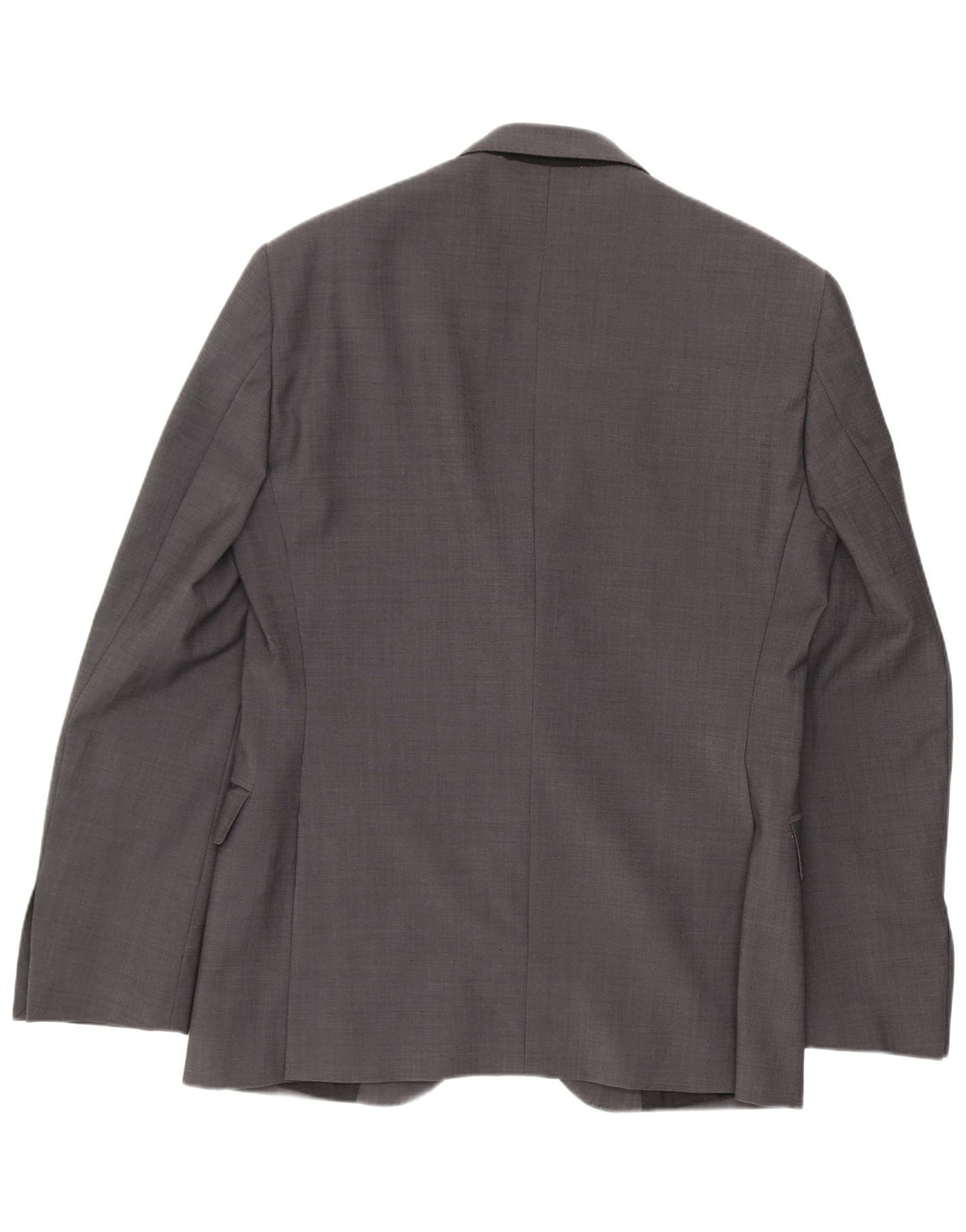 Calvin Klein Mens 2 Button Blazer Jacket IT 46 Small Grey Polyester