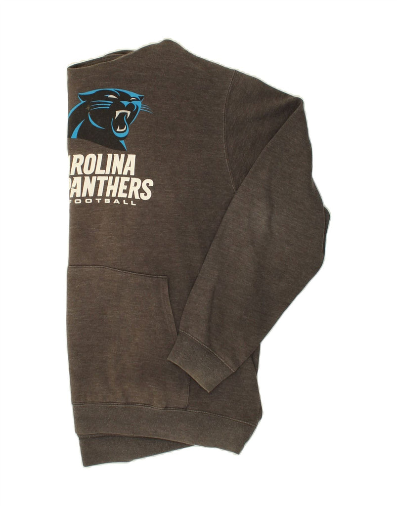 NFL Mens Panthers Graphic Hoodie Jumper XL Grey | Vintage NFL | Thrift | Second-Hand NFL | Used Clothing | Messina Hembry 