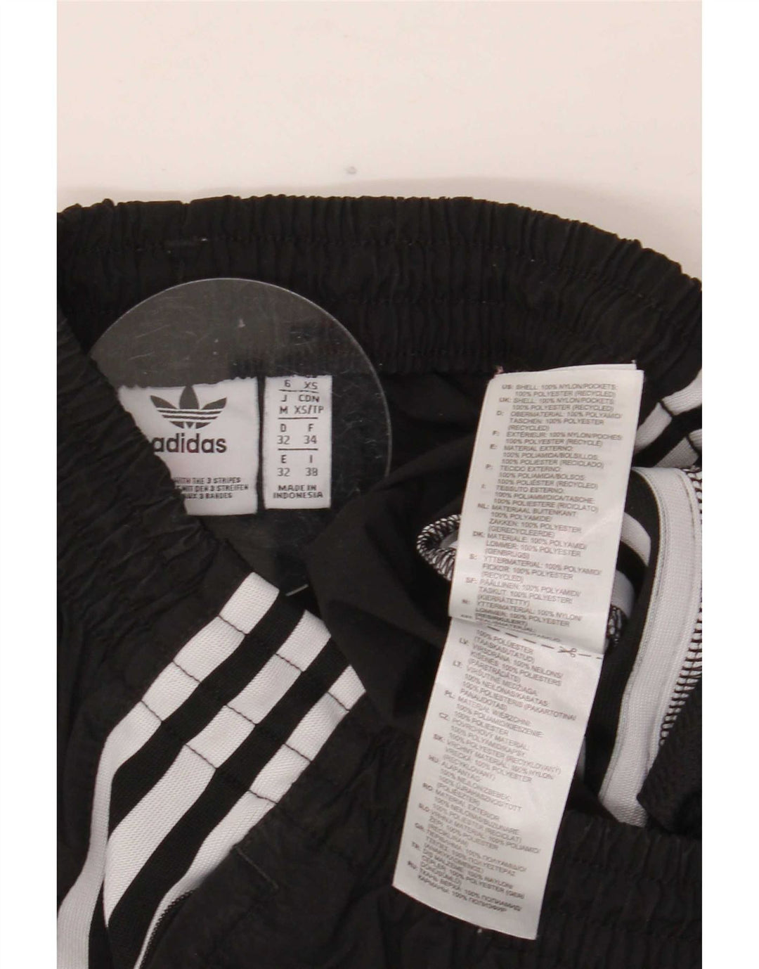 Adidas Womens UK 6 XS Black Polyester