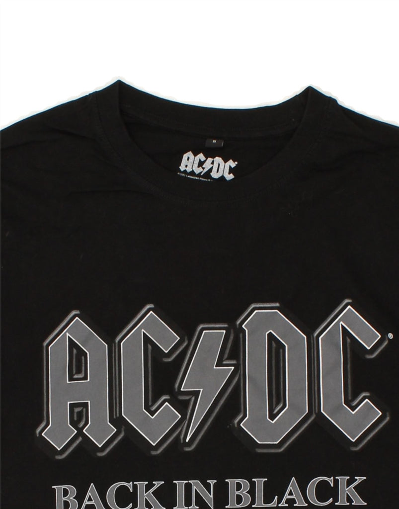 VINTAGE Mens AC DC Graphic T-Shirt Top Small Black Vintage Vintage and Second-Hand Vintage from Messina Hembry 