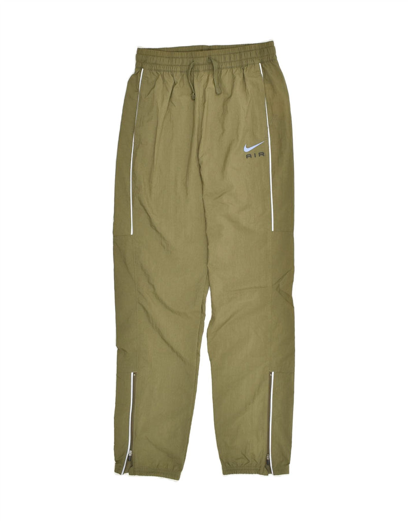 NIKE Boys Tracksuit Trousers 15-16 Years XL Khaki Nylon | Vintage Nike | Thrift | Second-Hand Nike | Used Clothing | Messina Hembry 