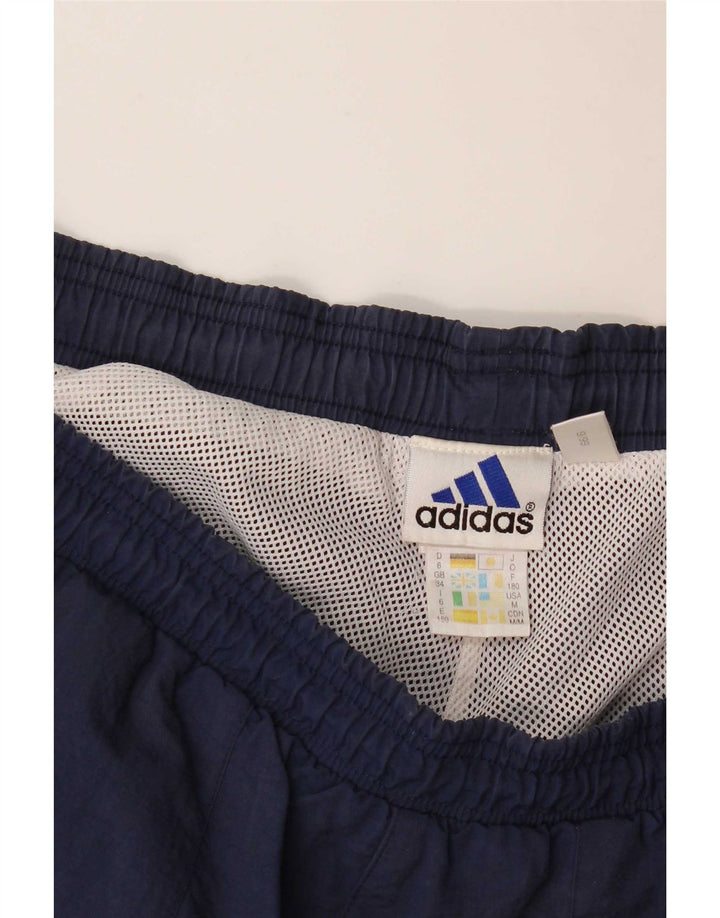 Adidas Mens Tracksuit Trousers Medium Navy Blue Polyamide