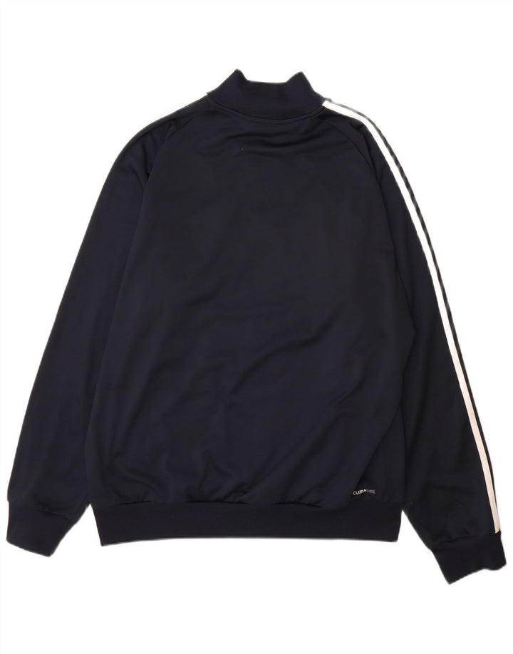 Adidas Mens Clima 365 Tracksuit Top Jacket Large Navy Blue Polyester