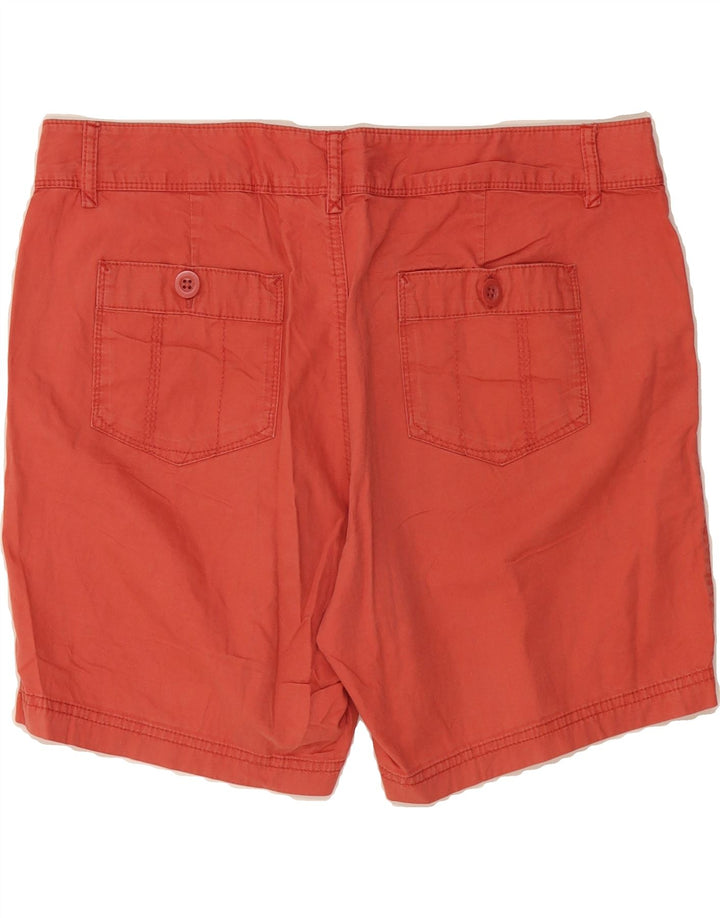 EDDIE BAUER Womens Chino Shorts US 10 Large W34  Orange Cotton Vintage Eddie Bauer and Second-Hand Eddie Bauer from Messina Hembry 