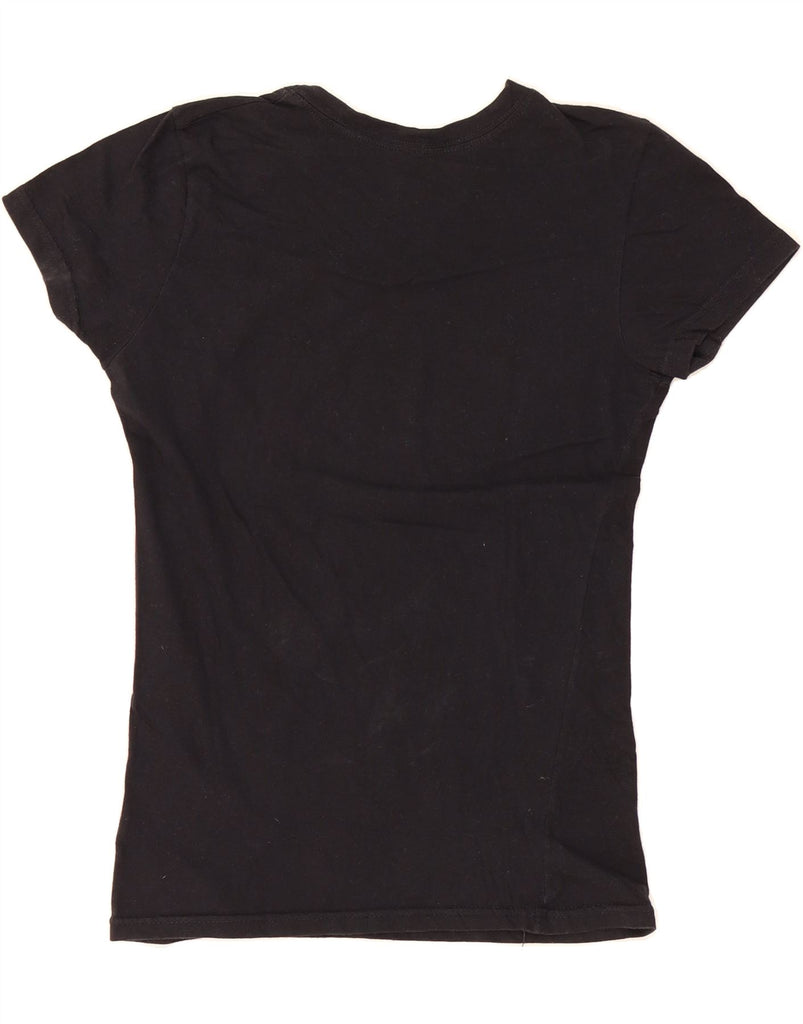 HARD ROCK CAFE Girls Graphic T-Shirt Top 13-14 Years Large  Black Cotton Vintage Hard Rock Cafe and Second-Hand Hard Rock Cafe from Messina Hembry 