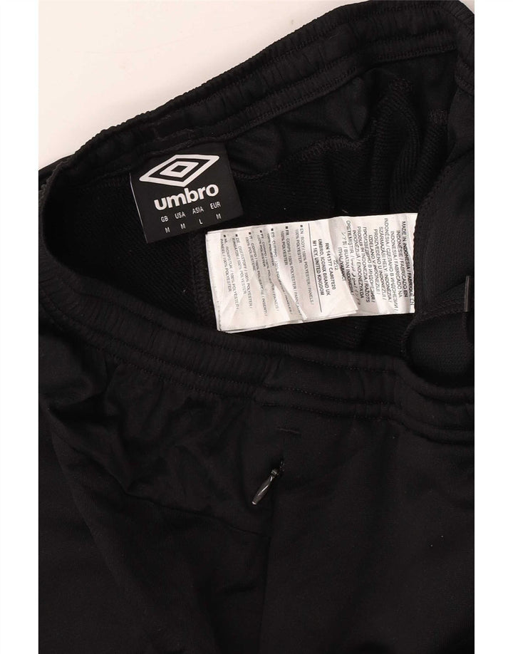 Umbro Mens Burnley F.C. Graphic Tracksuit Trousers Medium Black Polyester