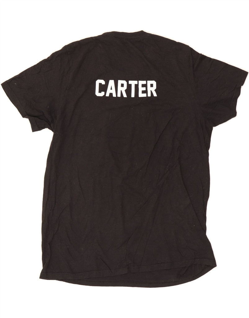 ADIDAS Mens Carter Graphic T-Shirt Top Large Black Cotton Vintage Adidas and Second-Hand Adidas from Messina Hembry 