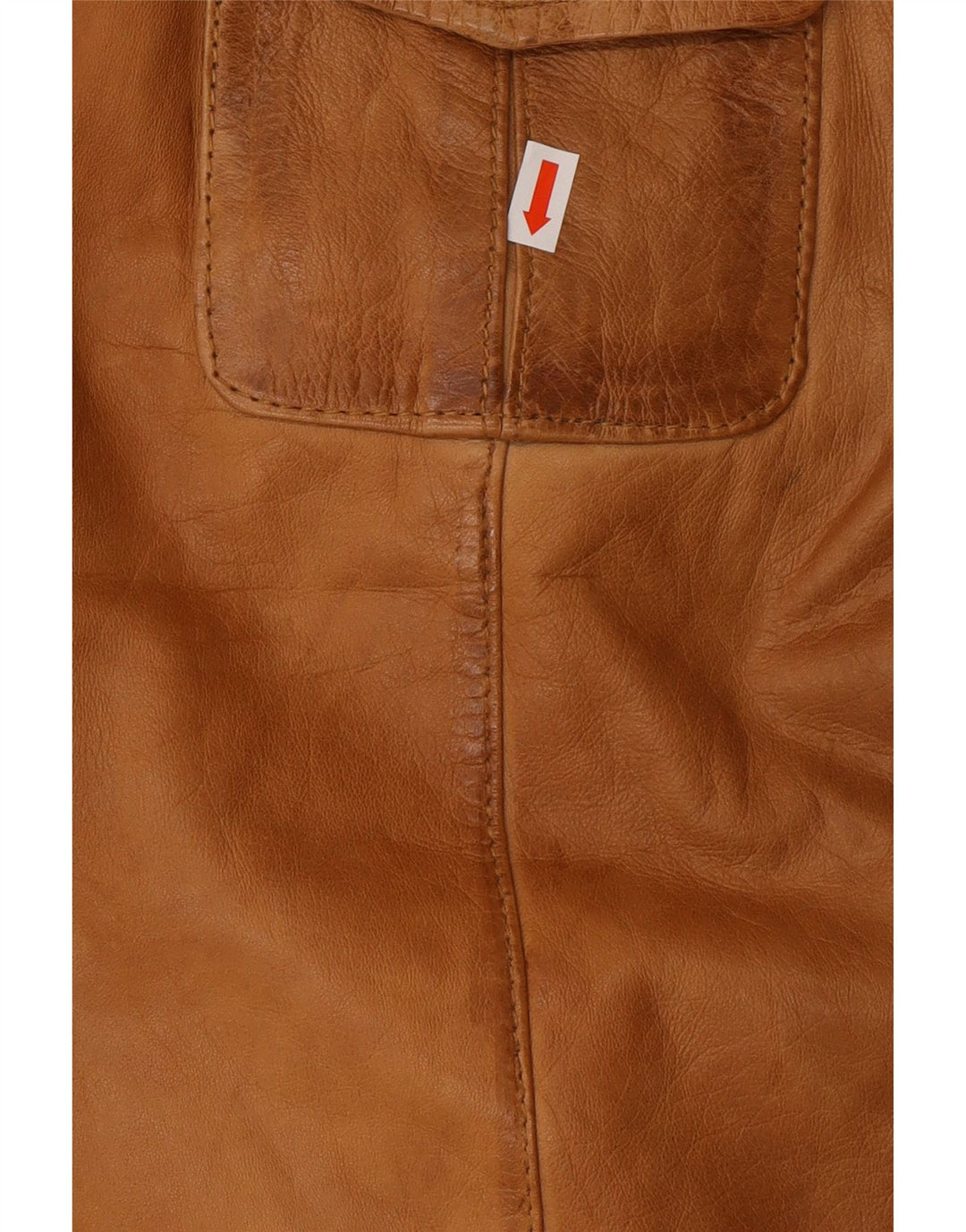 A.W.DUNMORE Mens Leather Jacket IT 58 4XL Brown Leather