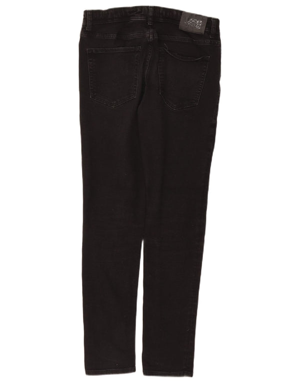 Jack & Jones Boys Liam Skinny Jeans 14-15 Years W28 L29 Black Cotton