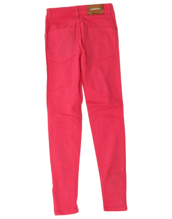 Zara Womens Skinny Jeans EU 32 2XS W22 L28 Pink Cotton