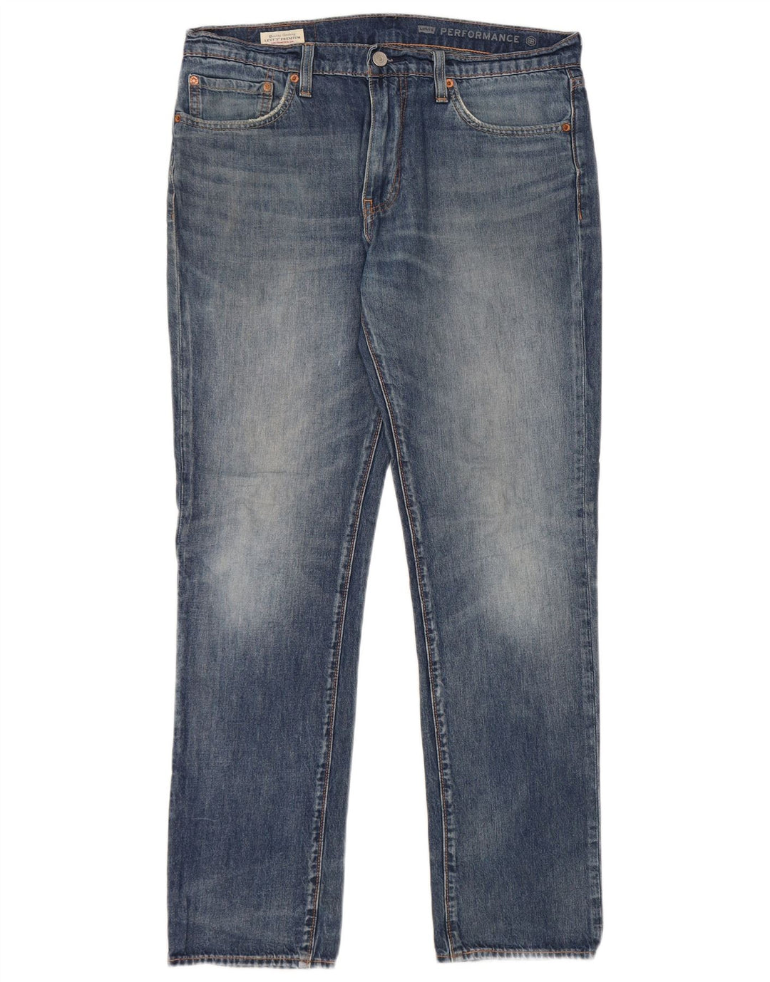 Levi's Mens 511 Slim Jeans W33 L32 Blue Cotton