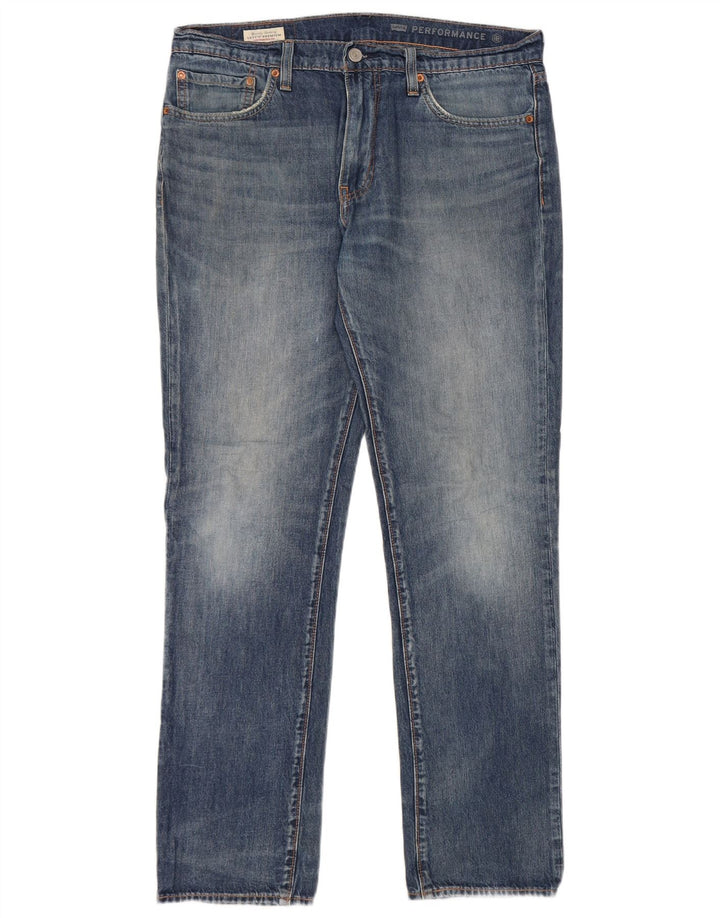 Levi's Mens 511 Slim Jeans W33 L32 Blue Cotton