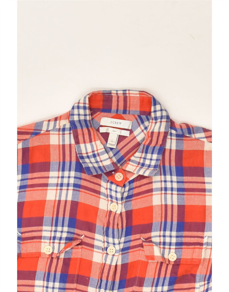 J. CREW Boys Shirt 7-8 Years Red Check | Vintage J. Crew | Thrift | Second-Hand J. Crew | Used Clothing | Messina Hembry 