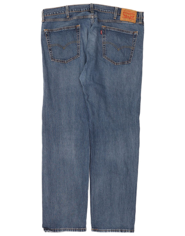 Levi's Mens 505 Straight Jeans W40 L32 Blue Cotton
