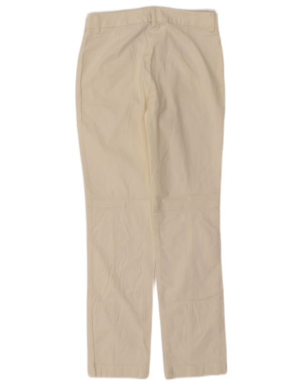 Henry Cottons Womens Casual Trousers IT 44 Medium W28 L29 Off White