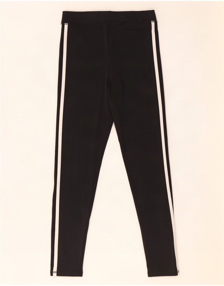 Adidas Girls Leggings 13-14 Years Black Polyester