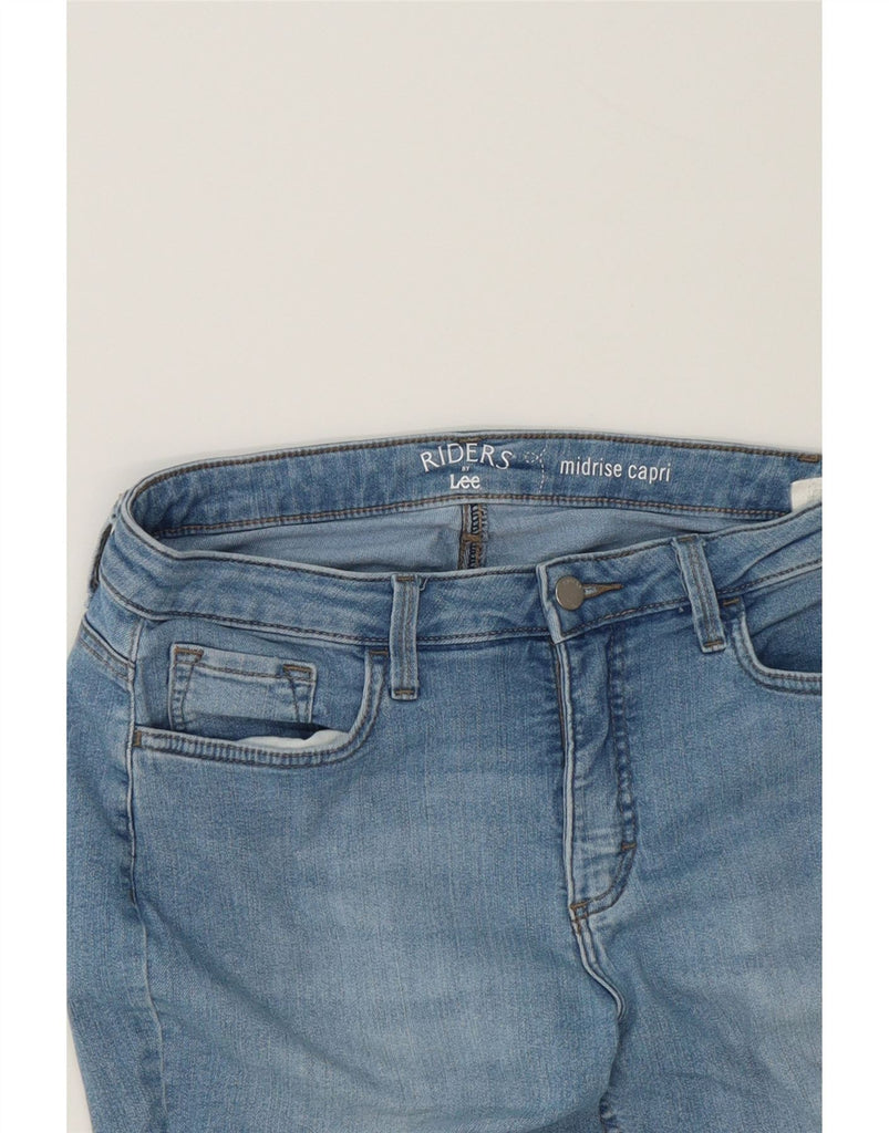 LEE Womens Mid Rise Capri Jeans W32 L20 Blue Cotton Vintage Lee and Second-Hand Lee from Messina Hembry 