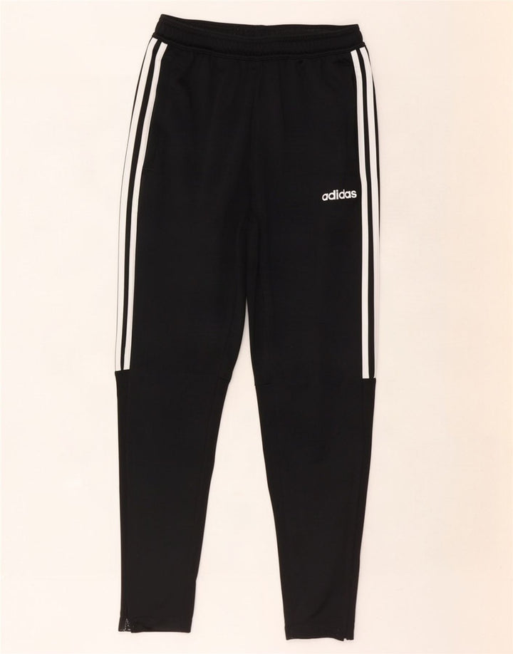 Adidas Mens Climalite Tracksuit Trousers Small Black Polyester