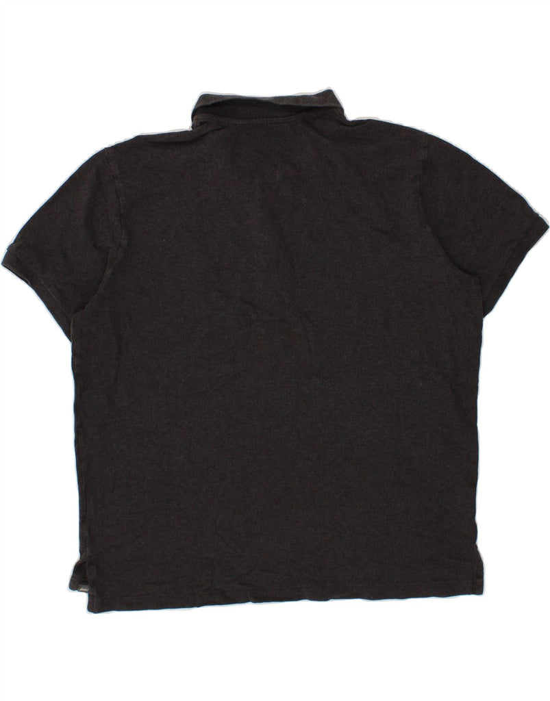 EDDIE BAUER Mens Polo Shirt XL Grey Cotton Vintage Eddie Bauer and Second-Hand Eddie Bauer from Messina Hembry 
