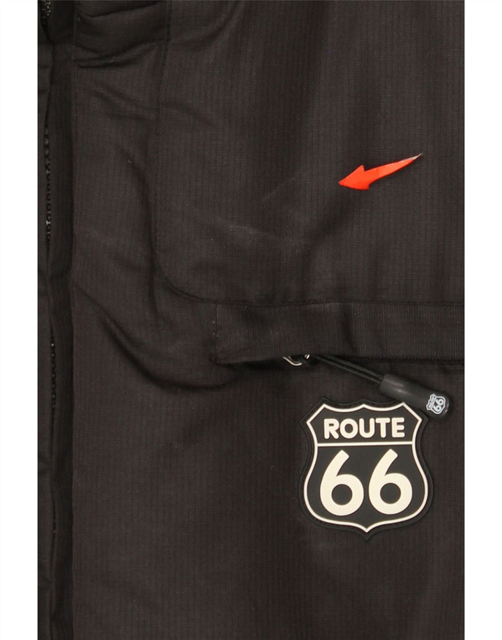 Route 66 Mens Padded Jacket UK 38 Medium Black Polyester