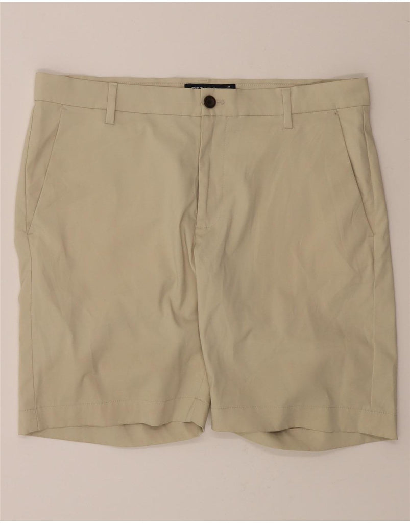CHAPS Mens Chino Shorts W34 Large Beige Polyester Vintage Chaps and Second-Hand Chaps from Messina Hembry 