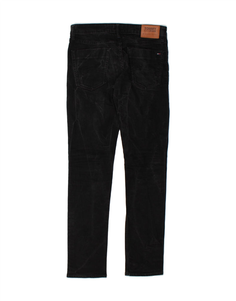 TOMMY HILFIGER Mens Slim Jeans  W32 L34 Black Cotton Vintage Tommy Hilfiger and Second-Hand Tommy Hilfiger from Messina Hembry 