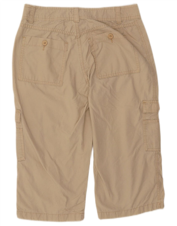 LEE Womens Riders Cargo Capri Trousers W31 L18  Beige