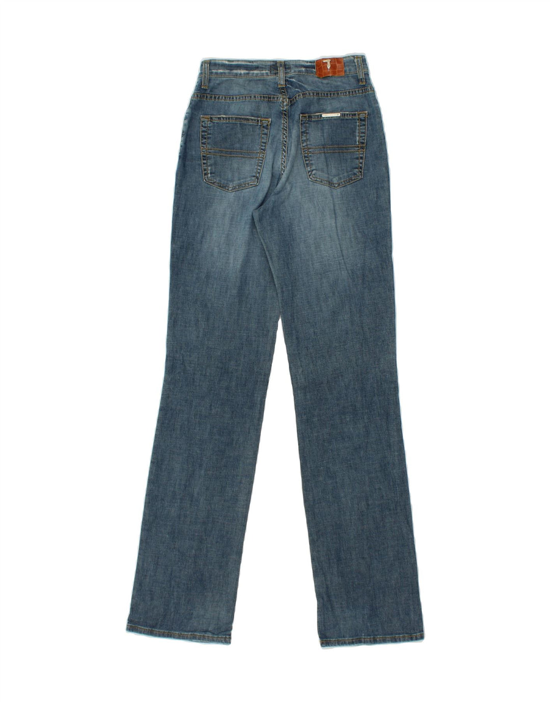 TRUSSARDI Womens Straight Jeans W25 L33  Blue Cotton Vintage Trussardi and Second-Hand Trussardi from Messina Hembry 
